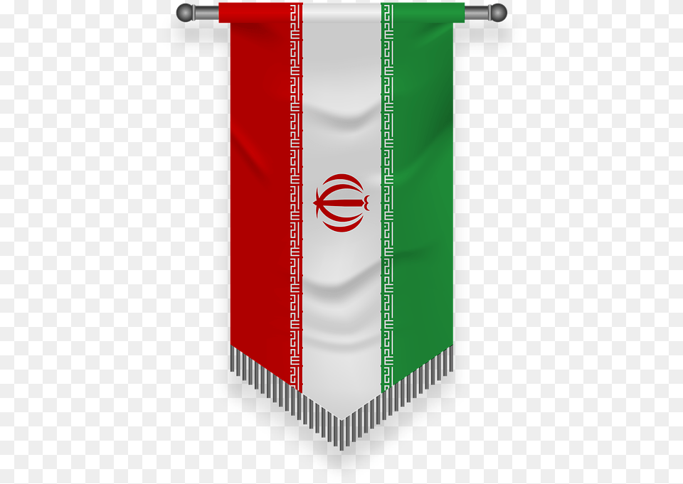Pennant Banner Iran Flag, Iran Flag Free Transparent Png