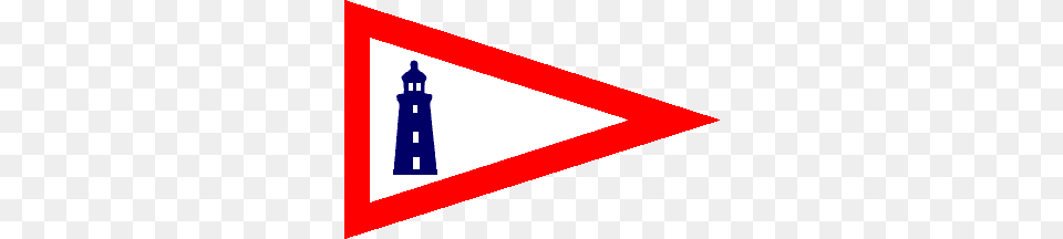 Pennant Of The United States Lighthouse Service, Triangle, Dynamite, Weapon, Sign Png Image