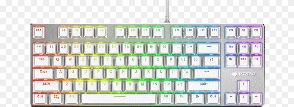 Pennefather V500srgb Ice Crystal Backlit Game Mechanical Computer Mouse And Keyboard, Computer Hardware, Computer Keyboard, Electronics, Hardware Free Png