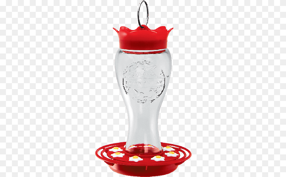 Pennington 16 Oz Glass Hummingbird Feeder Bird Feeder And Flower Planter On The Same Shepherd, Jar, Pottery Free Png