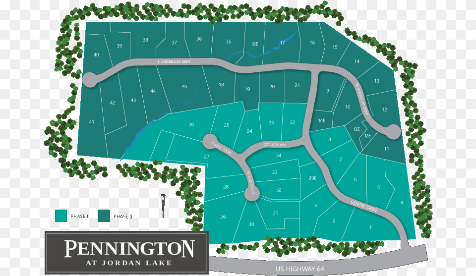 Pennington At Jordan Lake New Homes In Pittsboro Sitemap Pennington At Jordan Lake, Chart, Diagram, Plot, Plan Free Png