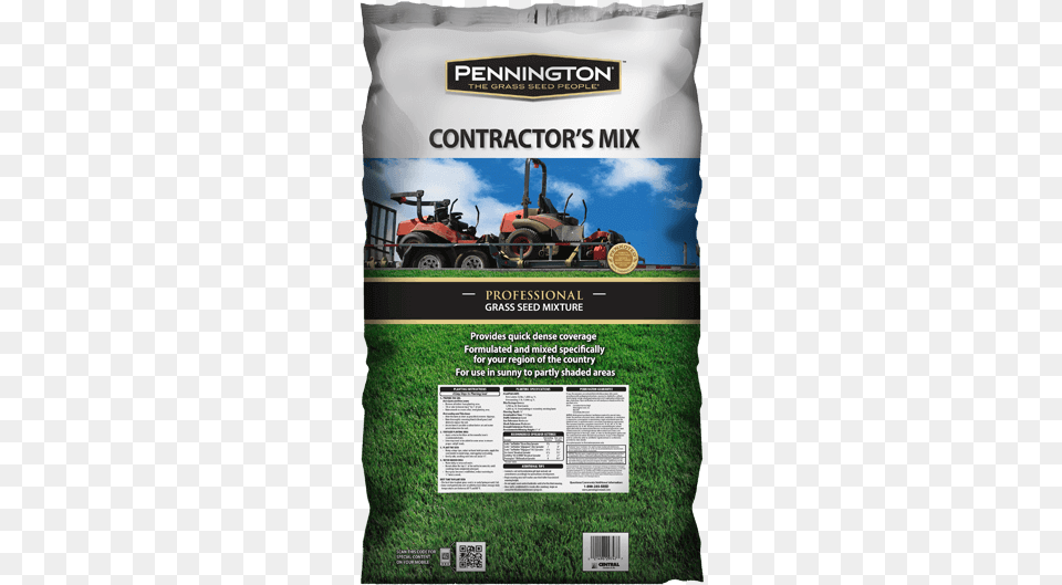 Pennington Contractor S Mix Grass Seed Pennington Contractors Mix, Advertisement, Poster, Qr Code, Tool Free Transparent Png