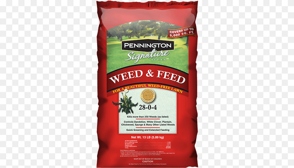 Pennington Signature Series Weed Amp Feed Fertilizer Weed And Feed Over Fertilizer, Advertisement, Poster, Herbal, Herbs Free Png