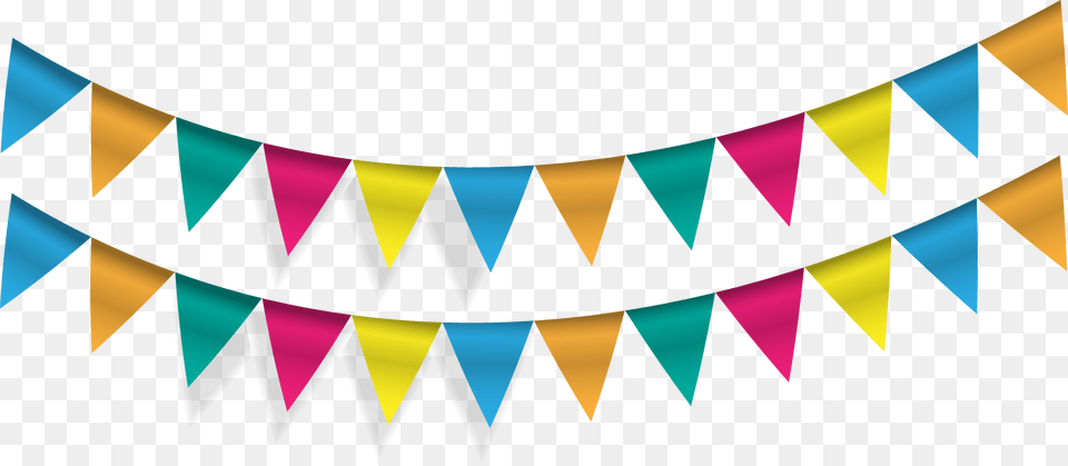 Pennon Bunting Triangle Flag Vector Flags Party Clipart Triangle Banner Free Transparent Png