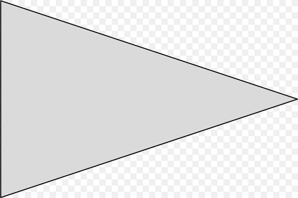 Pennon Wikipedia Pennant Shape, Triangle Png Image