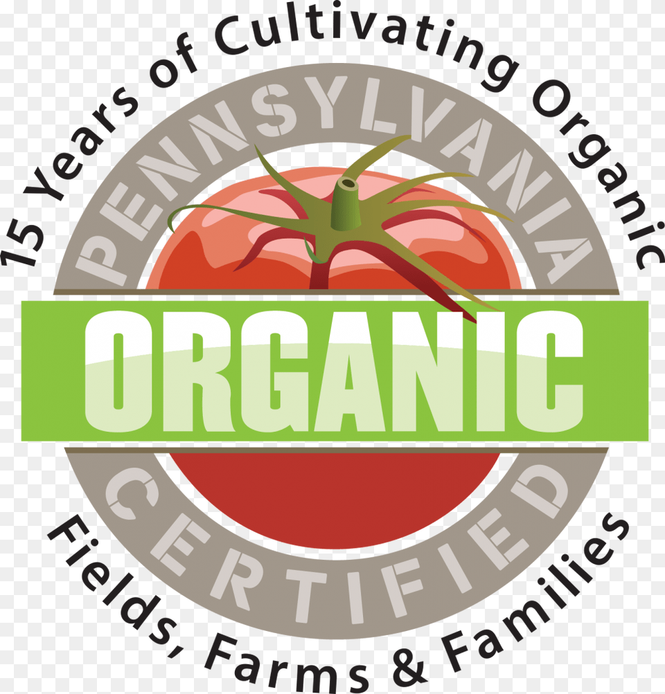 Pennsylvania Certified Organic Logo Circle, Food, Plant, Produce, Tomato Free Png