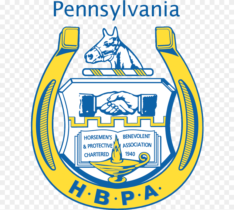 Pennsylvania Race Horse Development National Hbpa, Badge, Logo, Symbol, Horseshoe Free Transparent Png