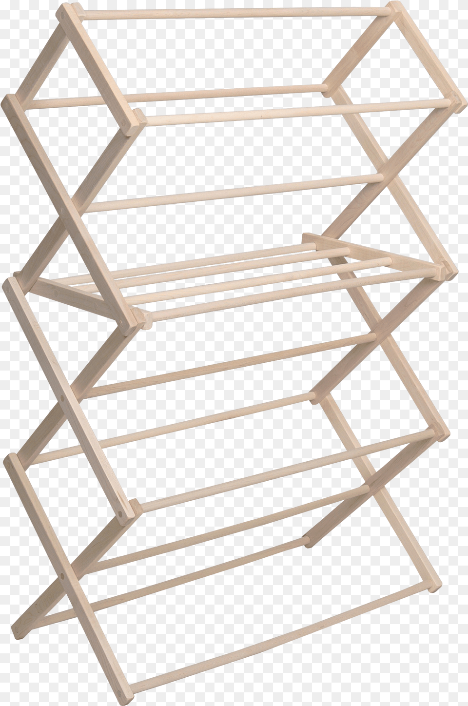 Pennsylvania Woodworks Large Wooden Clothes Drying Wooden Clothes Horse, Drying Rack, Crib, Furniture, Infant Bed Free Png