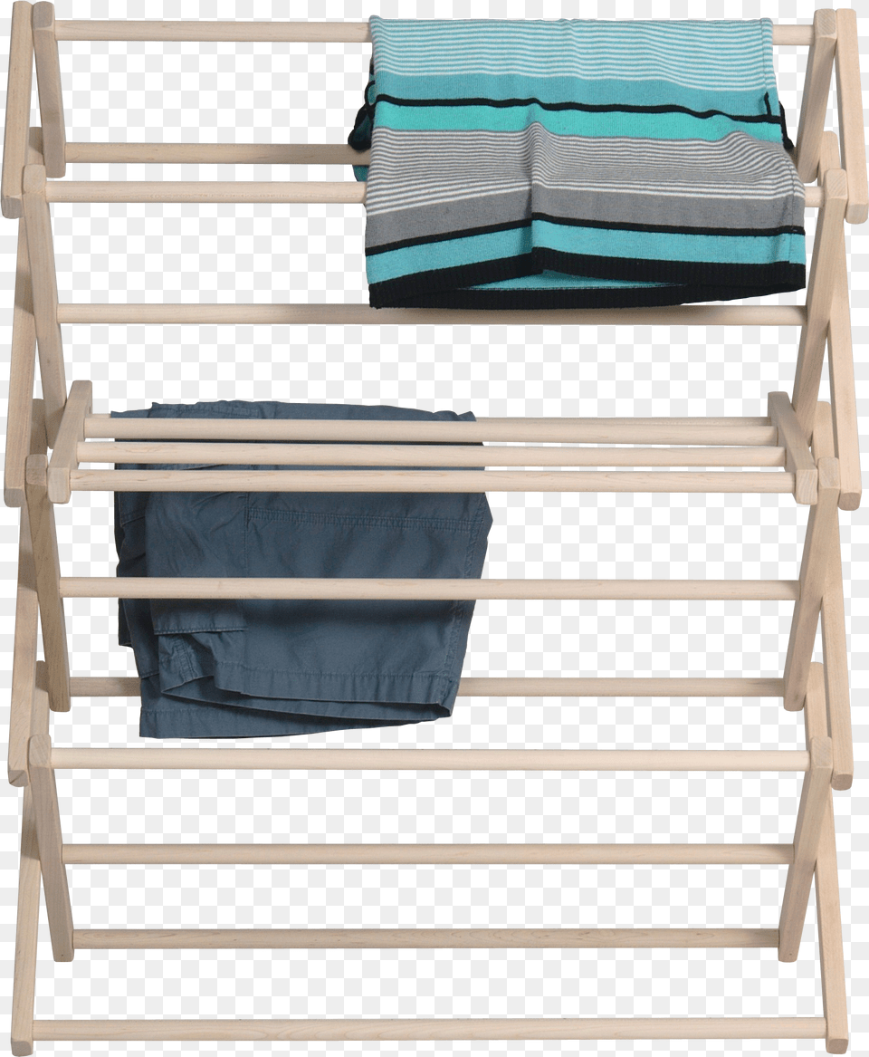 Pennsylvania Woodworks Medium Wooden Clothes Drying Clothing, Crib, Furniture, Infant Bed, Drying Rack Free Transparent Png