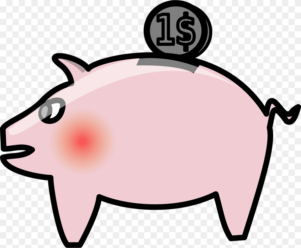 Penny Bank Clipart, Piggy Bank Free Transparent Png