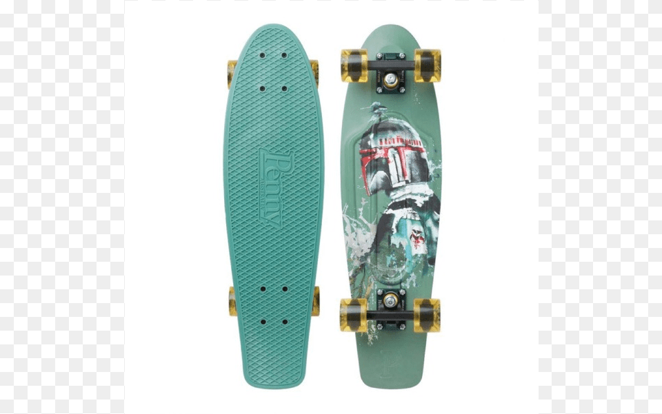 Penny Board Boba Fett, Skateboard, Helmet Png Image