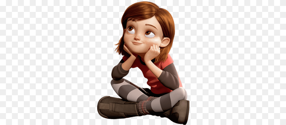 Penny Bolt Wiki Fandom Characters With Short Brown Hair, Person, Doll, Toy Png