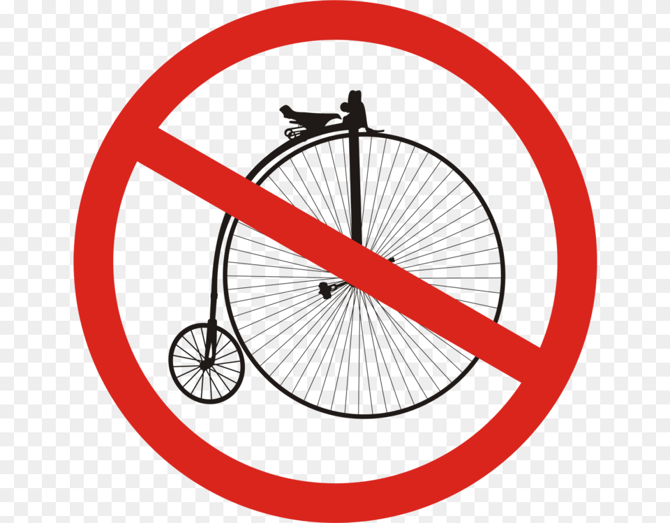 Penny Farthing Bicycle Cycling, Machine, Spoke, Symbol, Wheel Free Png Download