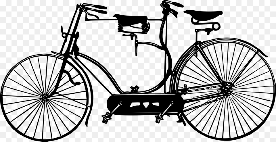 Penny Farthing Bicycle Cycling, Gray Free Transparent Png