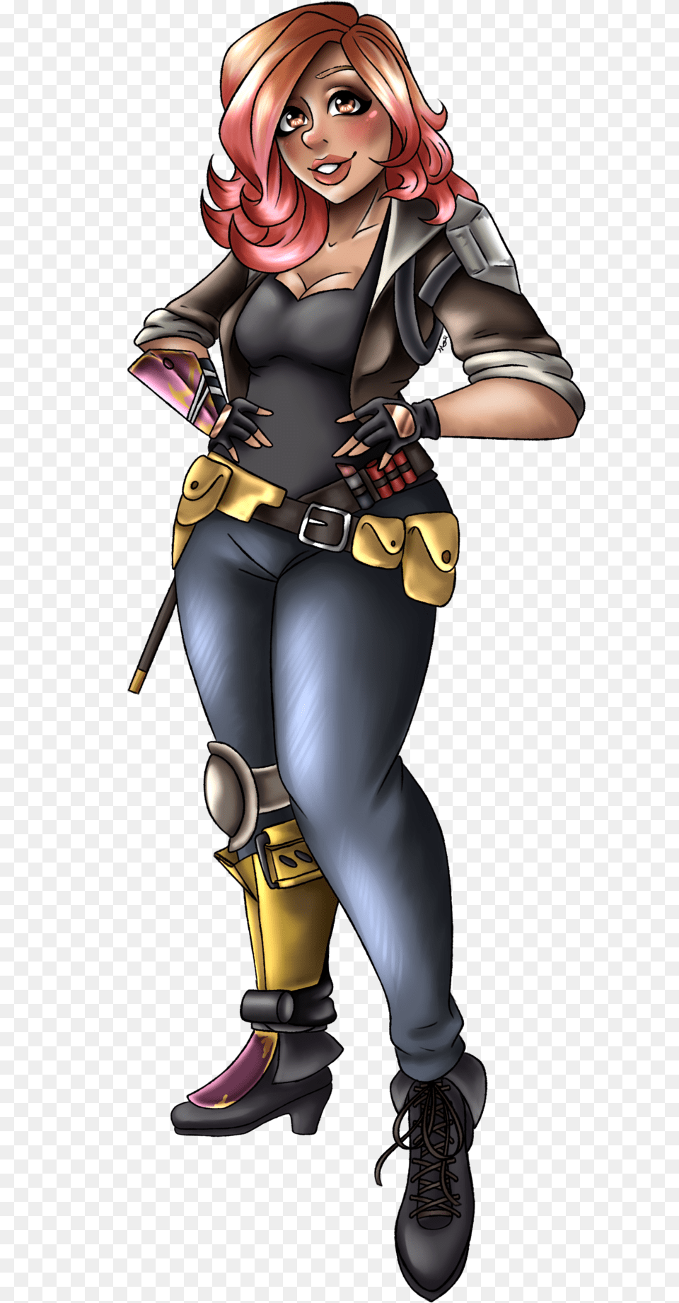 Penny From Stw Tank Penny Fortnite Fan Art, Adult, Publication, Person, Female Free Png