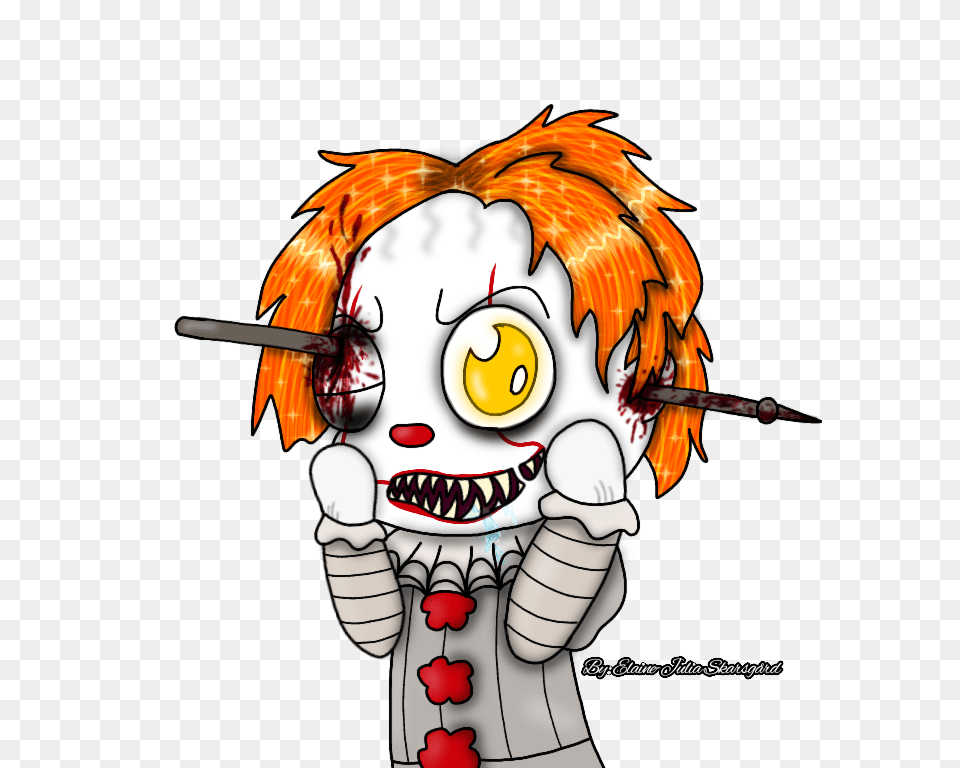 Pennywise Art Digitalart Fanart Pennywisetheclown Penny, Book, Comics, Publication, Adult Free Transparent Png