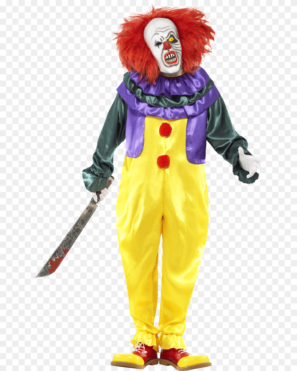 Pennywise Clown Clip Black And White Disfraces De Payasos Asesinos, Person, Performer, Clothing, Costume Png Image