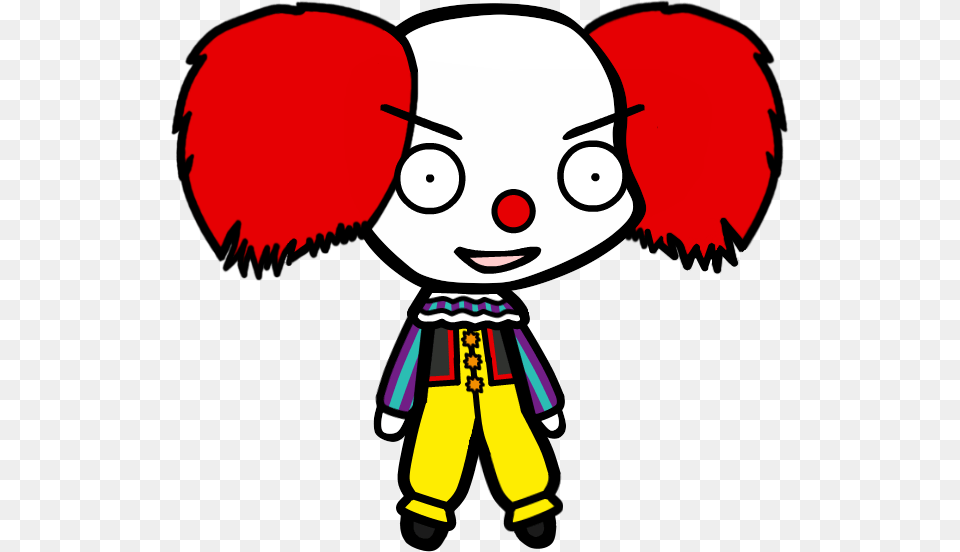 Pennywise Clown Clipart 6 By Kevin Cartoon Picture Of Pennywise, Face, Head, Person, Baby Png