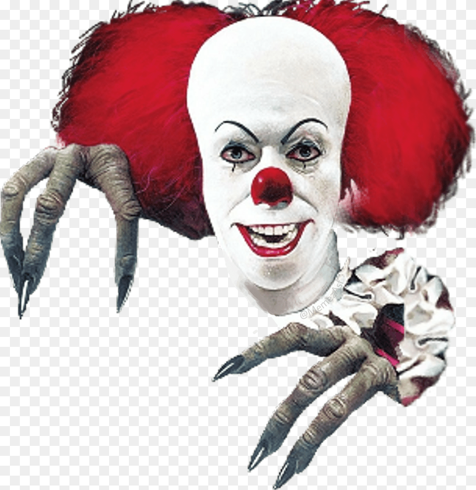 Pennywise It Itmovie Evil Clown Lover Monster Stephen King, Adult, Person, Hardware, Female Free Png