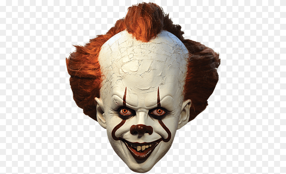 Pennywise Mask 2019, Adult, Portrait, Photography, Person Png
