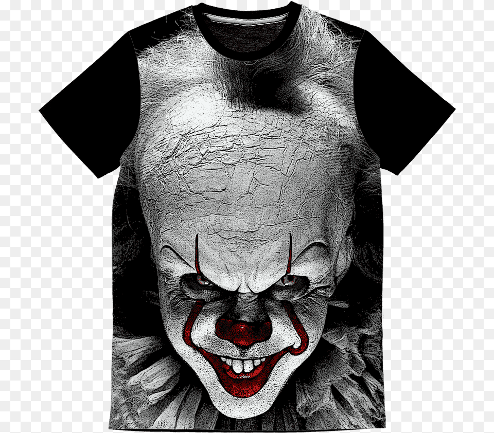 Pennywise Pennywise Black And White, Portrait, Photography, Face, Head Png Image