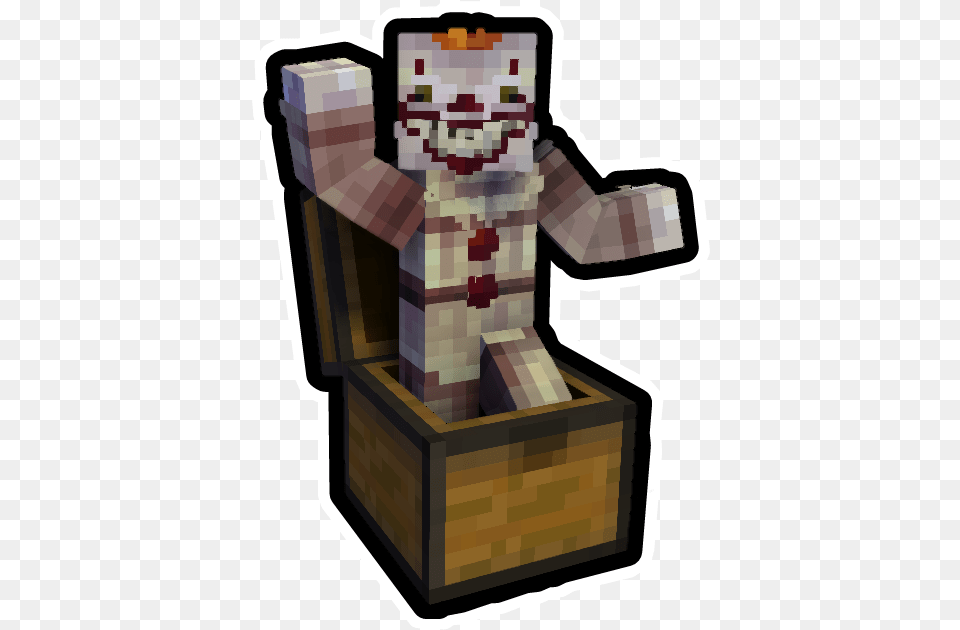 Pennywise Pennywise2019 It Surprise Chest Minecraft Toy, Treasure, Nutcracker, Ammunition, Grenade Png
