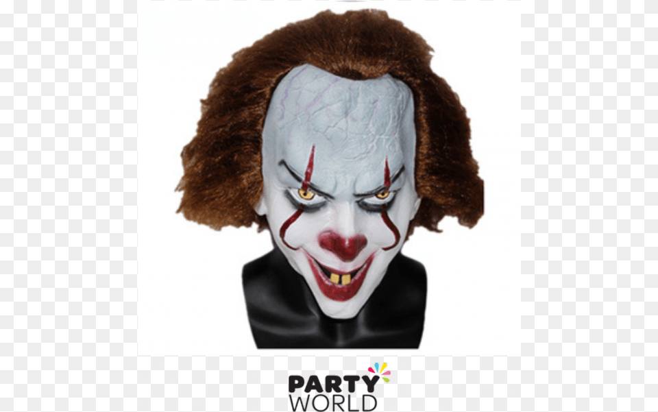 Pennywise Replica Rubber Mask Disfraces De Halloween De Joker, Adult, Female, Person, Woman Free Png Download
