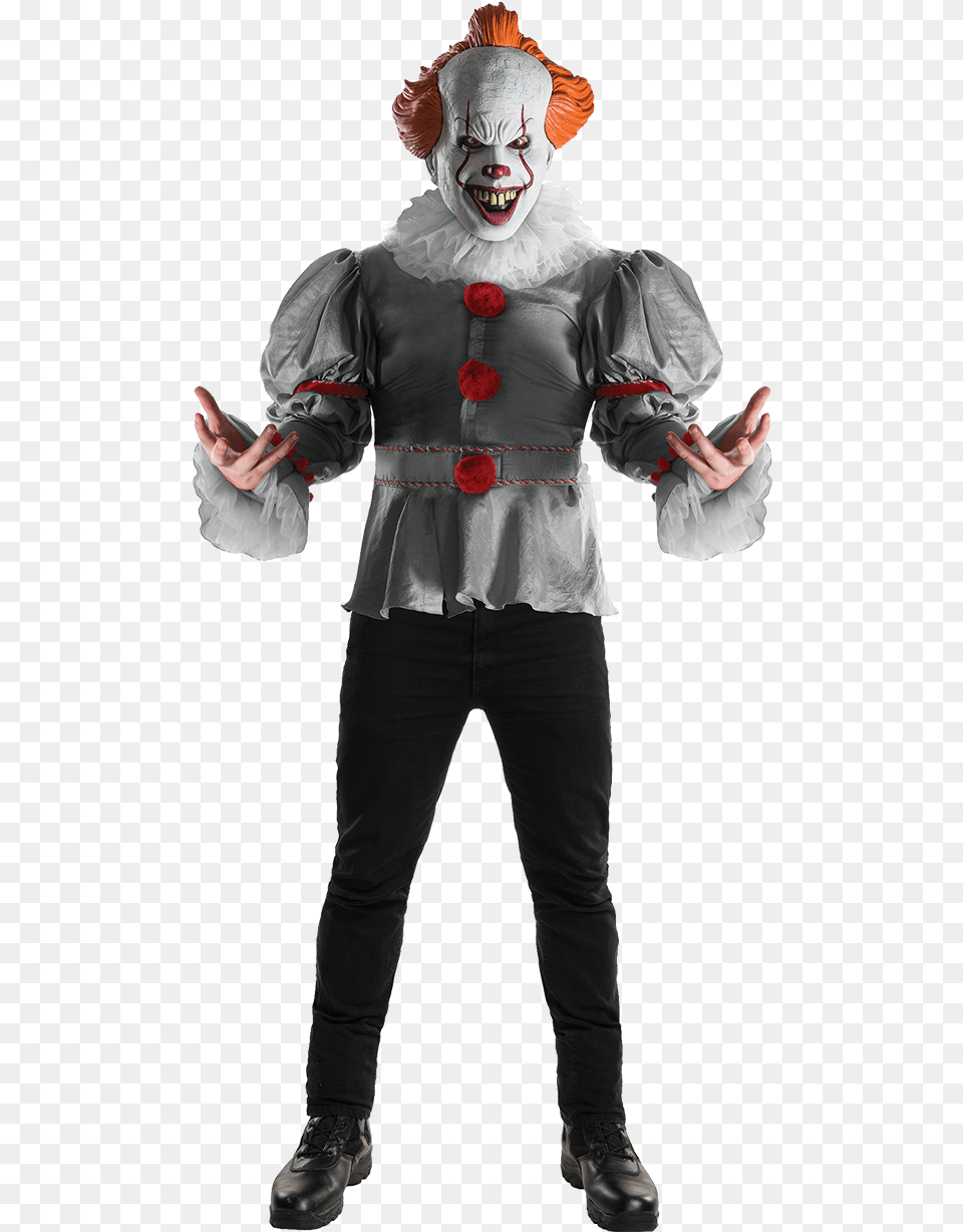 Pennywise The Clown, Adult, Man, Male, Costume Free Transparent Png