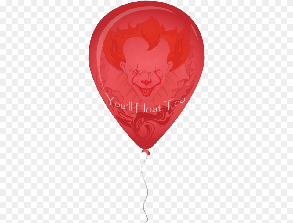 Pennywise The Clown, Balloon, Face, Head, Person Png Image
