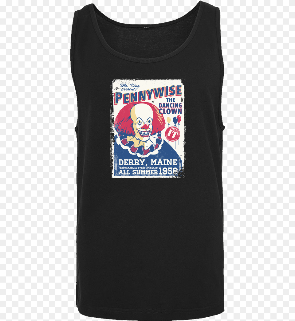 Pennywise The Clown, Clothing, T-shirt, Tank Top, Baby Png Image