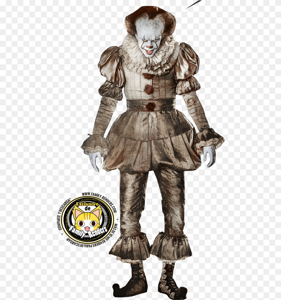 Pennywise The Clown Full Body, Clothing, Costume, Person, Adult Png Image