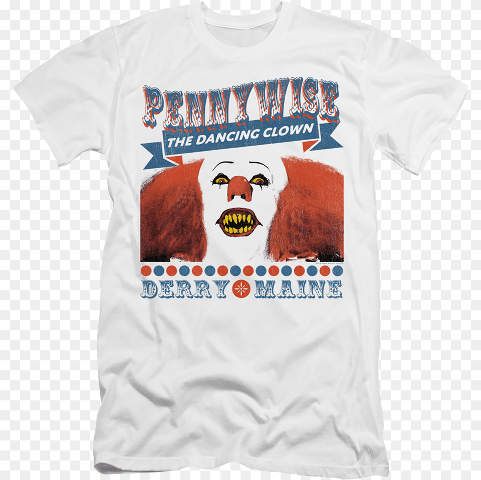 Pennywise The Dancing Clown It Shirt T Shirt, T-shirt, Clothing, Person, Mammal Free Png