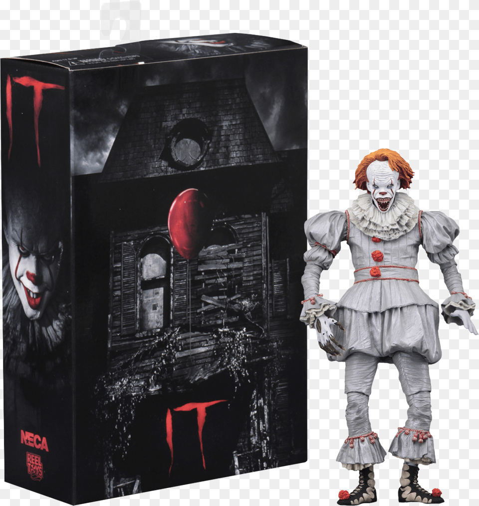 Pennywise Well House Neca, Person, Face, Head, Balloon Png