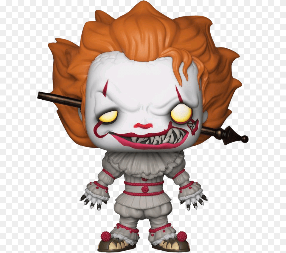 Pennywise Wrought Iron Funko Pop, Face, Head, Person, Baby Png