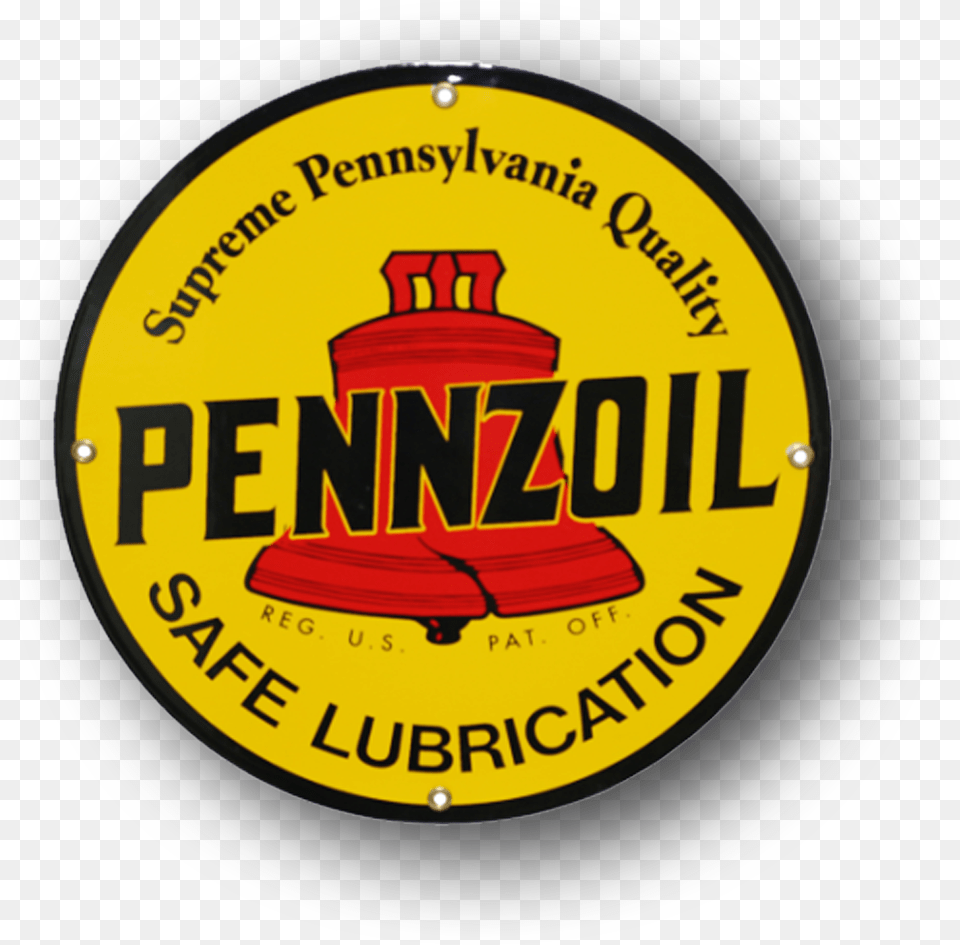 Pennzoil Porcelain Logo Pennzoil, Symbol Free Png