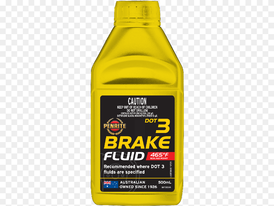 Penrite Dot 3 Brake Fluid 500ml Penrite, Bottle, Cosmetics, Perfume, Food Png