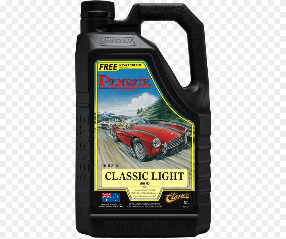 Penrite Oil Classic Light 20w 60 Vintageclassic Penrite 10 Tenths, Car, Transportation, Vehicle, Person Free Transparent Png