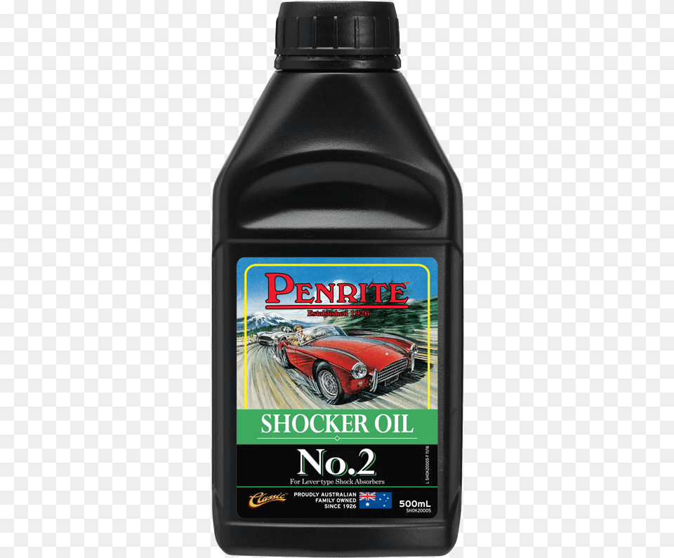 Penrite Shocker Oil No, Bottle, Car, Transportation, Vehicle Png Image