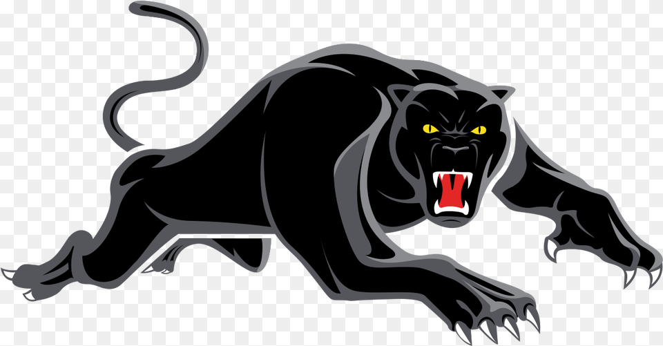 Penrith Panthers Logo Penrith Panthers Logo, Animal, Mammal, Panther, Wildlife Free Png