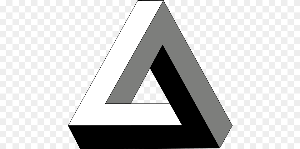 Penrose Triangle 4 Tribhuj Png Image