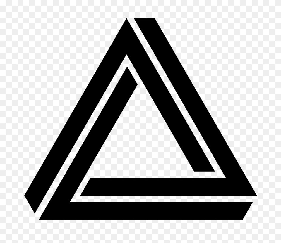 Penrose Triangle Logo Geometry Shape Free Png