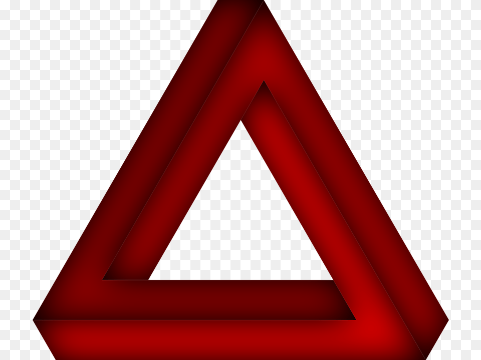 Penrose Triangle The Impossible Triangle Treugolnik Penrouza, Dynamite, Weapon Png Image