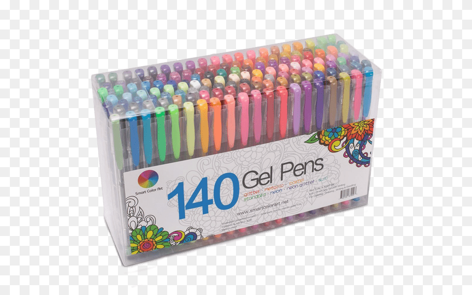 Pens Set 140 Colors Smart Color Art 140 Colors Gel Pens Set Pen For Adult Png Image