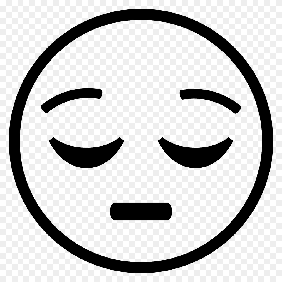 Pensive Face Emoji Clipart Free Png Download