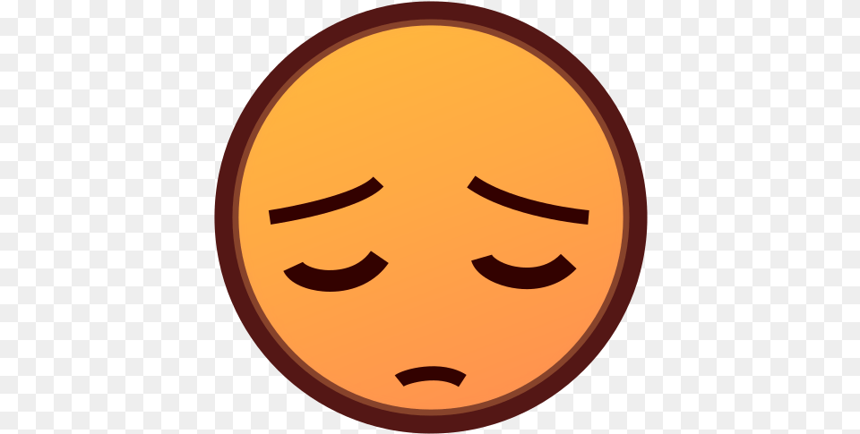 Pensive Face Emoji For Facebook Email Circle, Nature, Outdoors, Sky, Sun Free Png Download