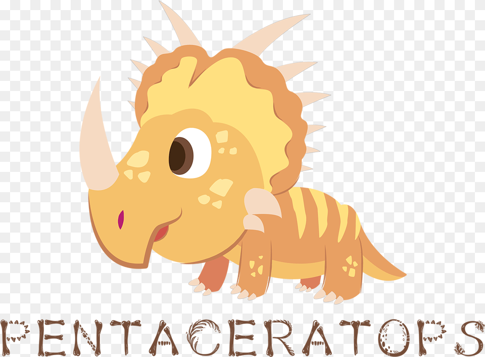 Pentaceratops Cartoon, Animal, Face, Head, Mammal Png