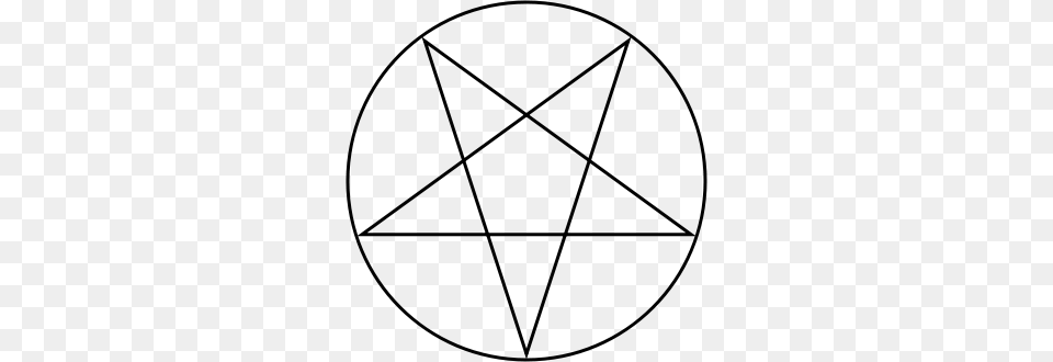 Pentacle, Gray Free Png