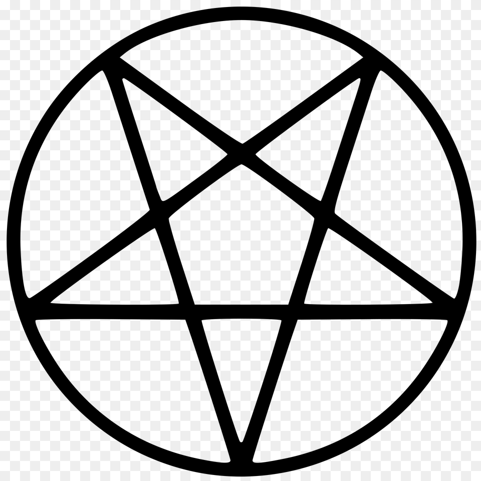 Pentacle, Gray Free Png