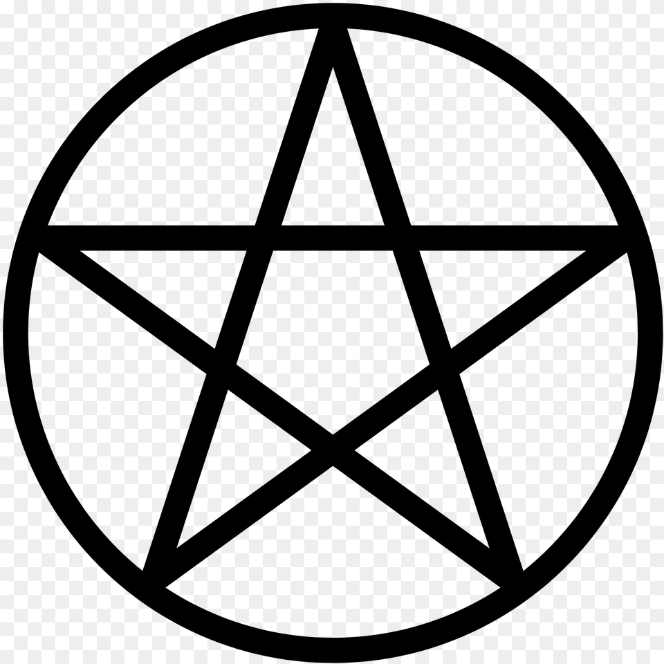 Pentacle, Gray Free Transparent Png