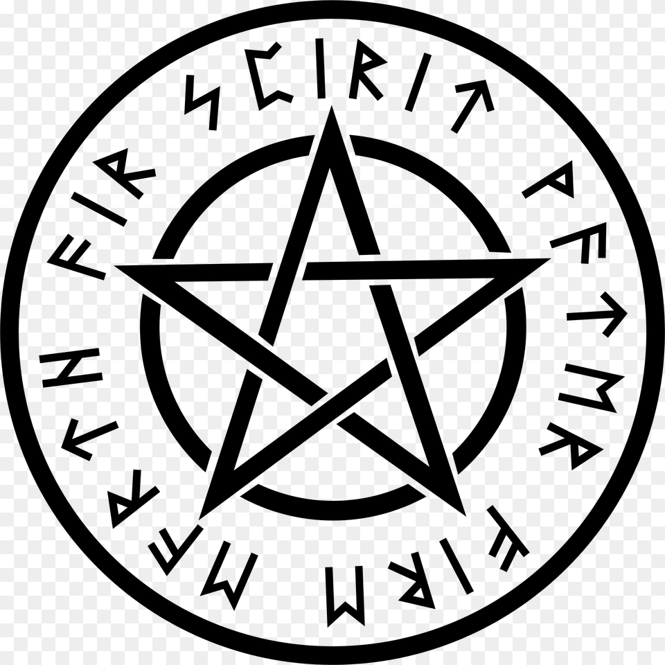 Pentacle, Gray Png